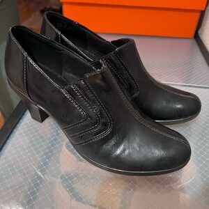 Clarks Black Ankle Booties